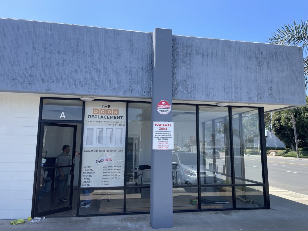 Custom door installation project - The Door Replacement Company Orange County