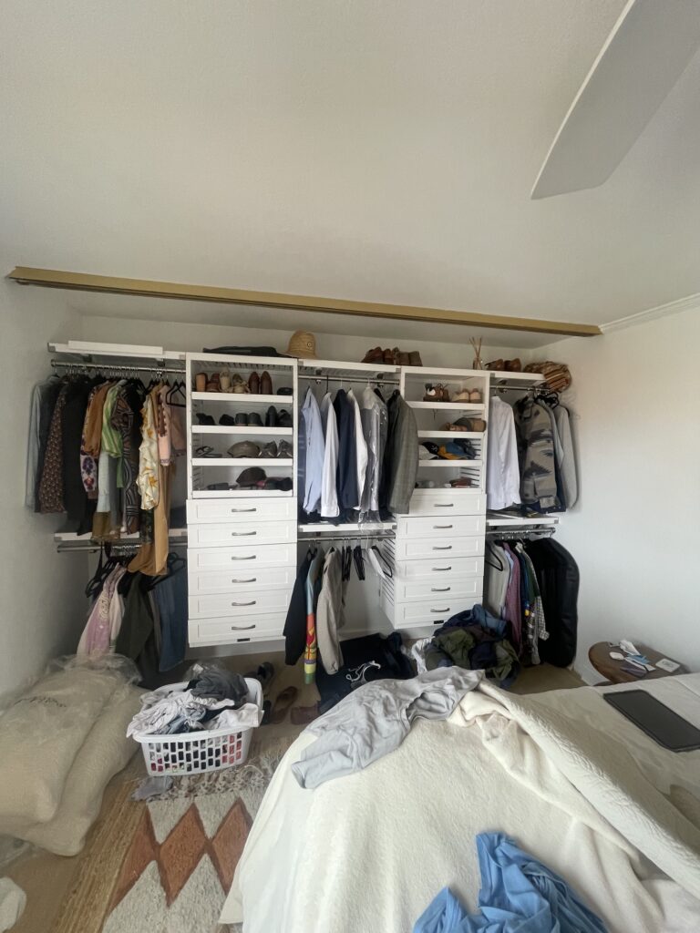 Customer closet door installation by The Door Replacement Company - Orange County project