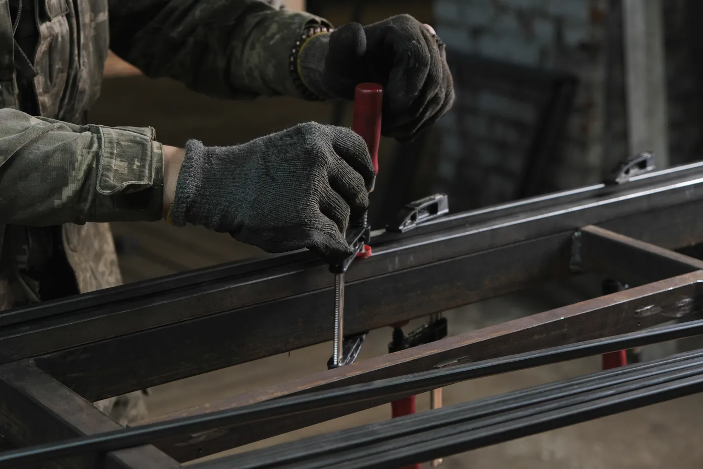 MetaliX Industrial Line — raw steel door