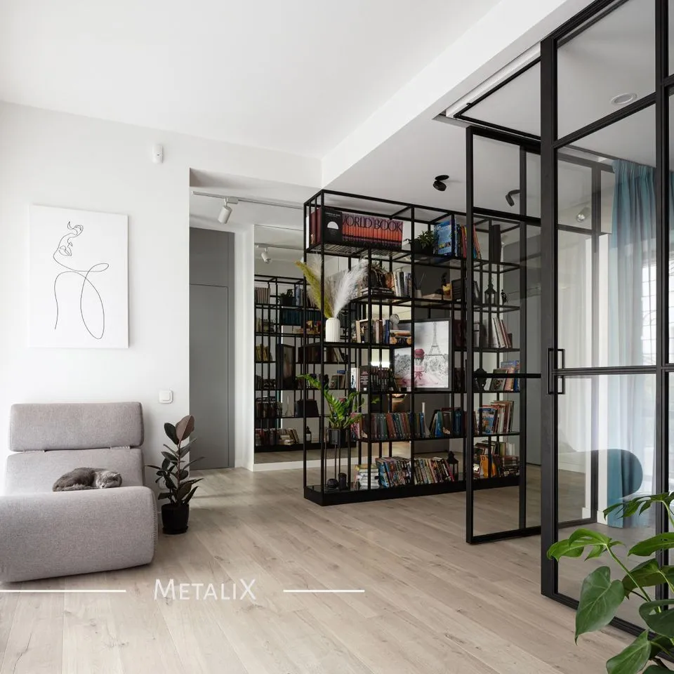 MetaliX double sliding door