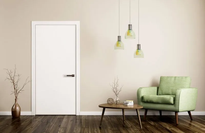 Flush Interior Door Hallway