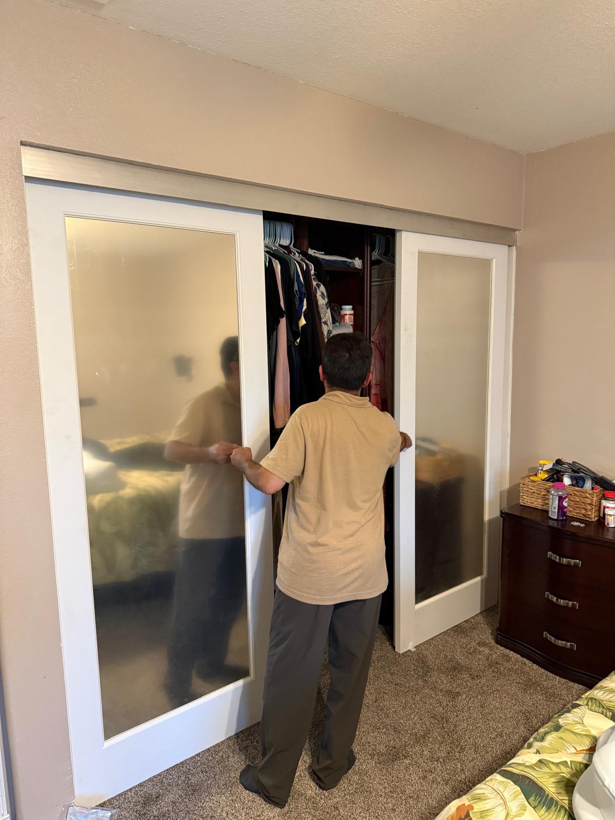 Closet door project by The Door Replacement Company, serving Tustin, CA
