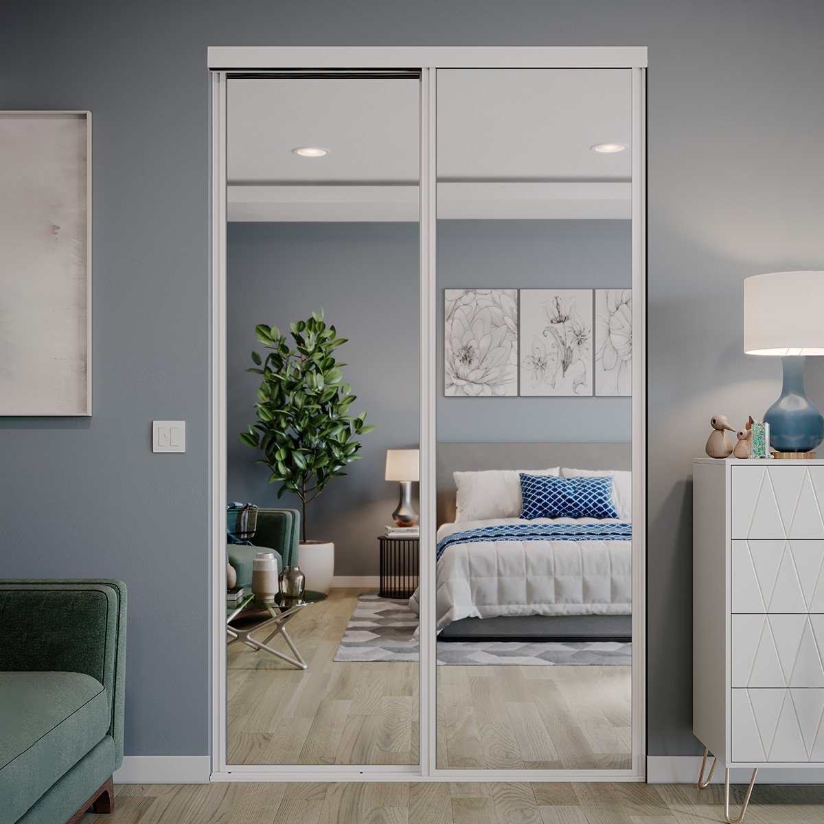 Closet door project by The Door Replacement Company, serving Placentia, CA