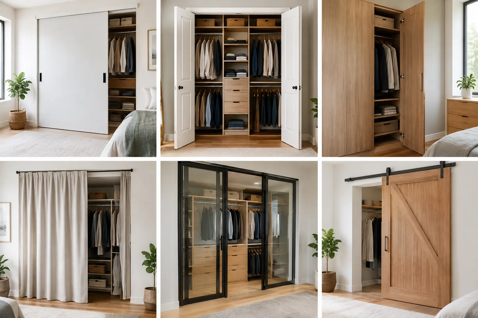 7 Bifold Closet Door Alternatives for Easier Access