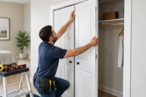 How to Install Bifold Closet Doors (Step-by-Step)