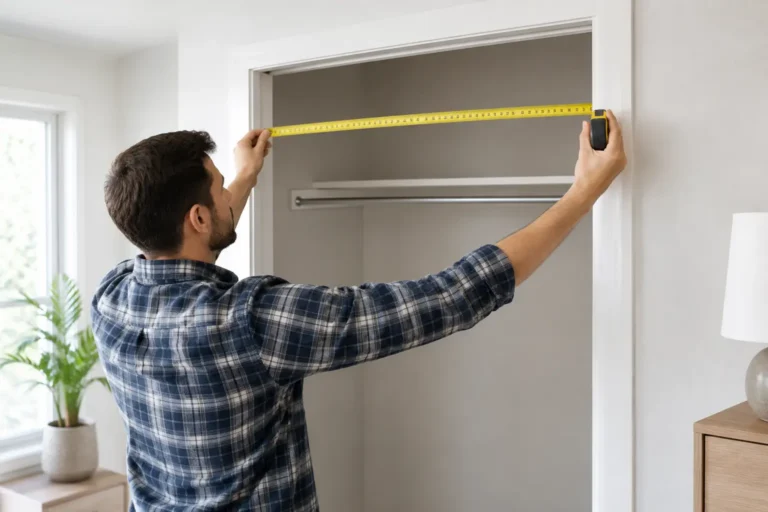 How to Measure a Closet Door Opening (Step-by-Step)