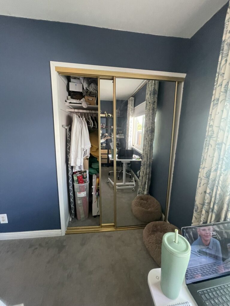 Mirror closet doors in Orange, CA by The Door Replacement Company