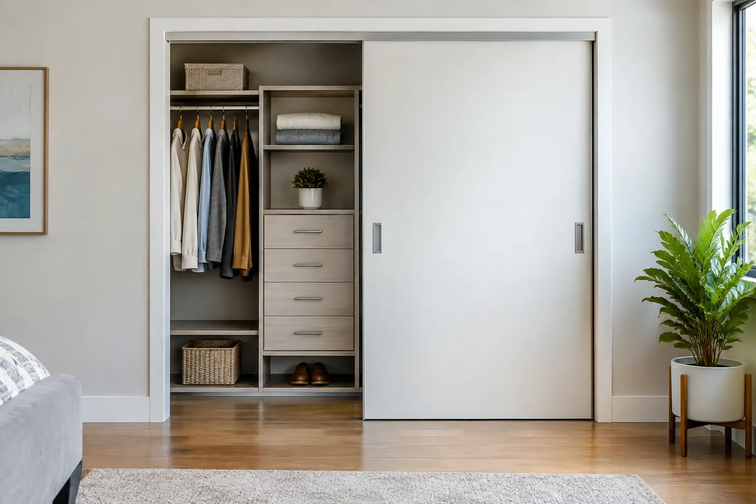Out-of-Square Closet Opening? How Custom Doors Solve It